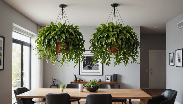 Élevez votre décoration avec une plante suspendue au plafond